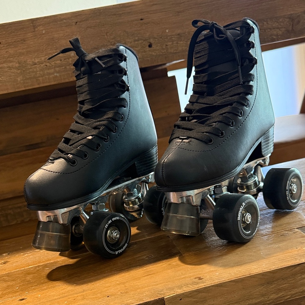 Impala Roller Skates Black Like New for Kids
